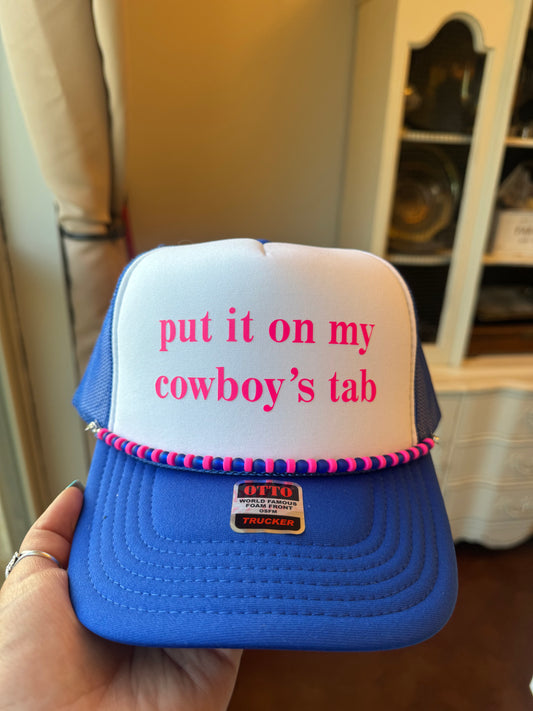 Put It On My Cowboys Tab W/ Chain